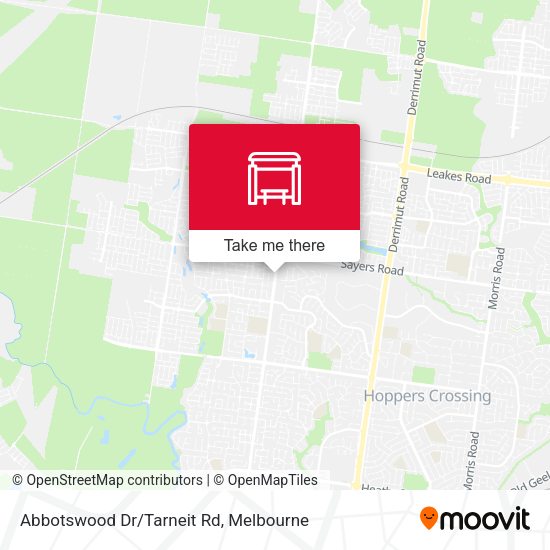 Abbotswood Dr/Tarneit Rd map