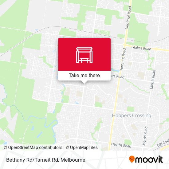 Bethany Rd/Tarneit Rd map