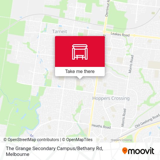 The Grange Secondary Campus / Bethany Rd map