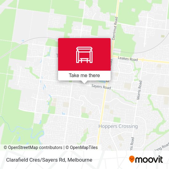 Clarafield Cres/Sayers Rd map
