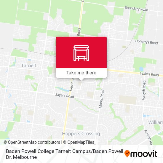 Baden Powell College Tarneit Campus / Baden Powell Dr map