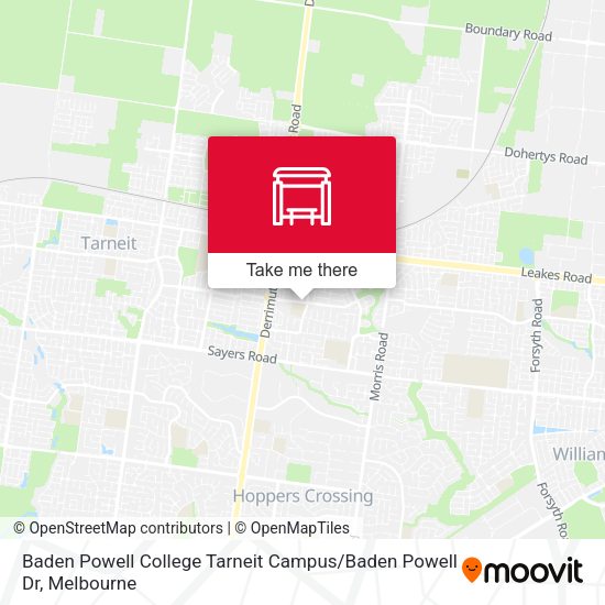 Baden Powell College Tarneit Campus / Baden Powell Dr map