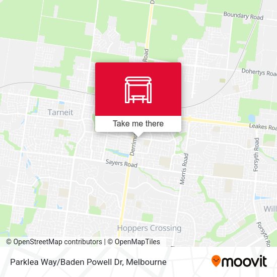 Parklea Way/Baden Powell Dr map