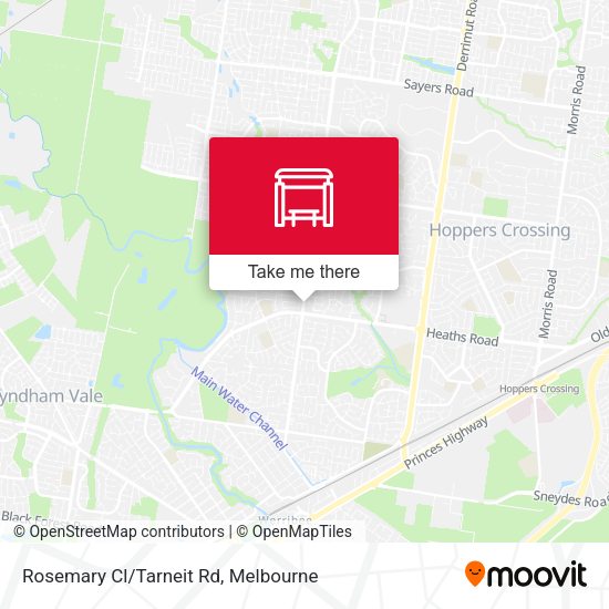 Rosemary Cl/Tarneit Rd map