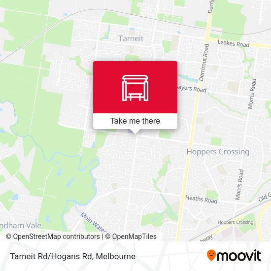 Tarneit Rd/Hogans Rd map