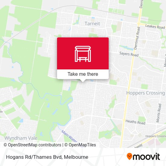 Hogans Rd/Thames Bvd map
