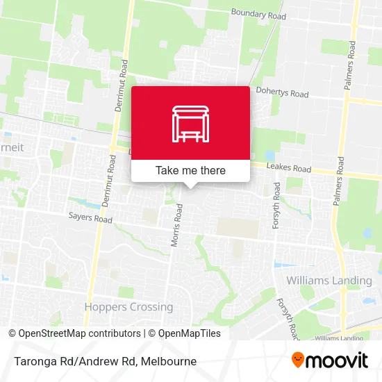 Taronga Rd/Andrew Rd map