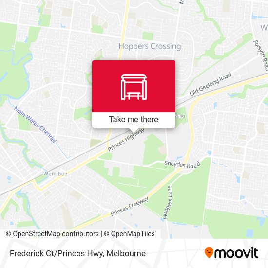 Frederick Ct/Princes Hwy map