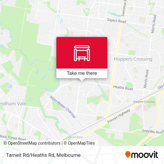 Tarneit Rd/Heaths Rd map