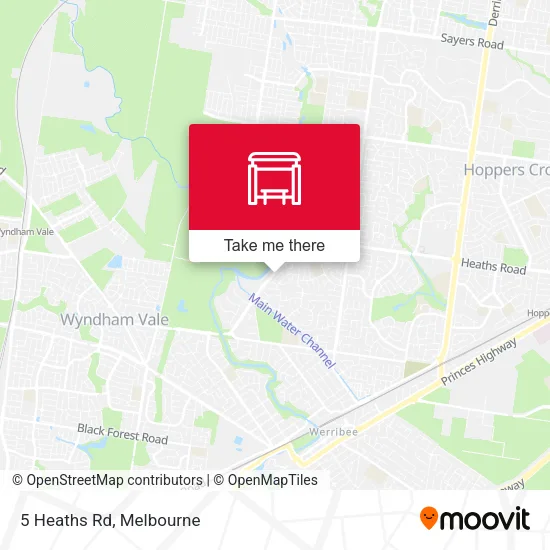 5 Heaths Rd map