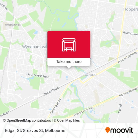 Edgar St/Greaves St map