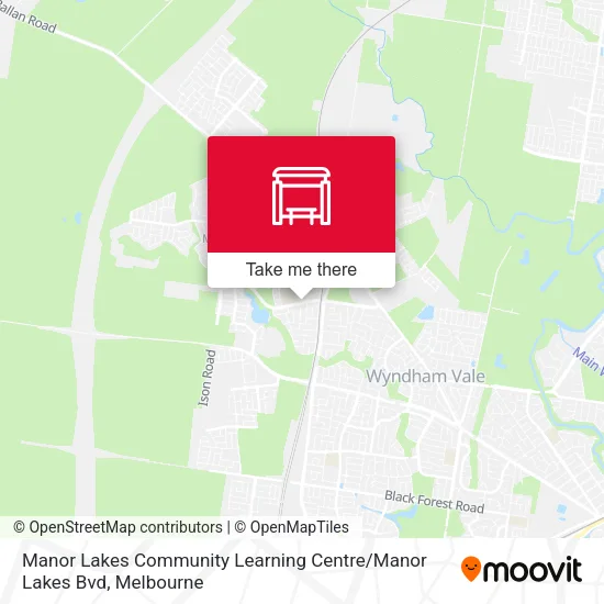 Manor Lakes Community Learning Centre / Manor Lakes Bvd map