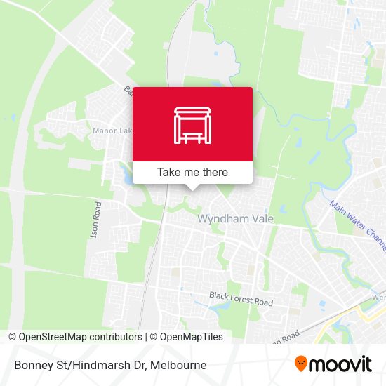 Bonney St/Hindmarsh Dr map