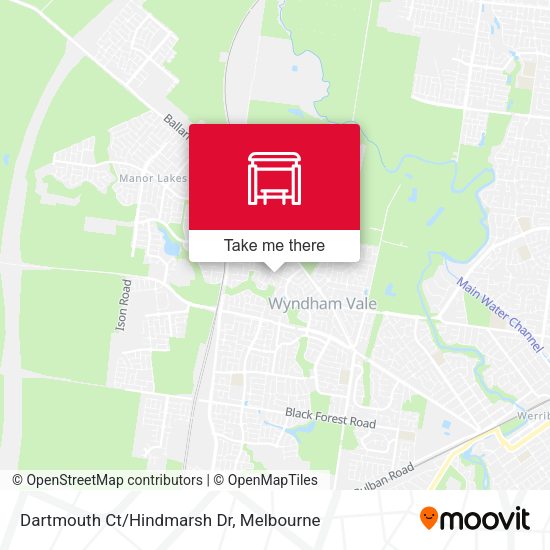 Dartmouth Ct/Hindmarsh Dr map