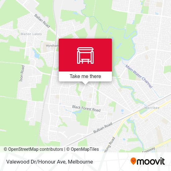 Valewood Dr/Honour Ave map