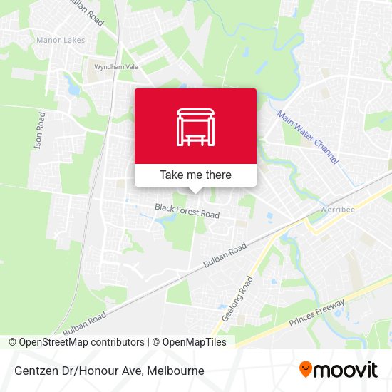 Gentzen Dr/Honour Ave map