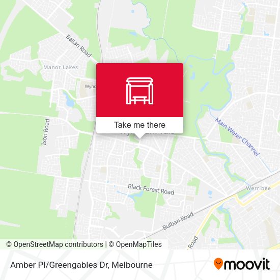 Amber Pl/Greengables Dr map