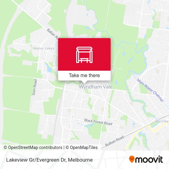 Lakeview Gr/Evergreen Dr map