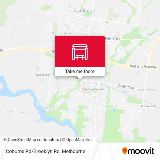 Coburns Rd/Brooklyn Rd map