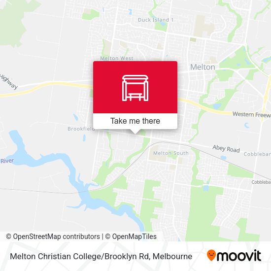 Melton Christian College / Brooklyn Rd map