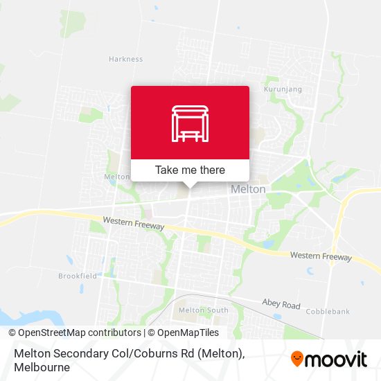 Mapa Melton Secondary Col / Coburns Rd