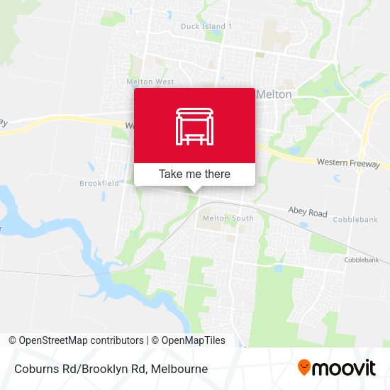 Coburns Rd/Brooklyn Rd map