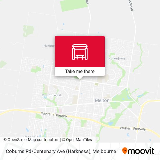 Mapa Coburns Rd / Centenary Ave (Harkness)