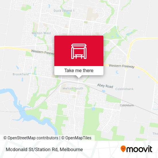 Mcdonald St/Station Rd map