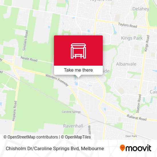 Chisholm Dr / Caroline Springs Bvd map