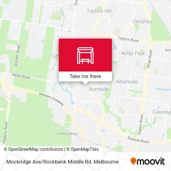 Mockridge Ave / Rockbank Middle Rd map