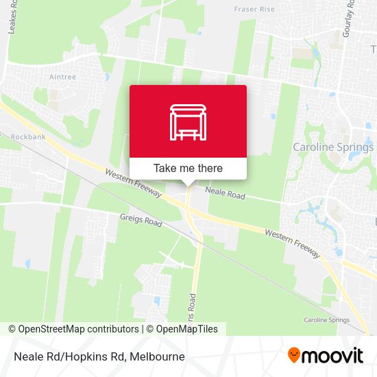 Neale Rd/Hopkins Rd map