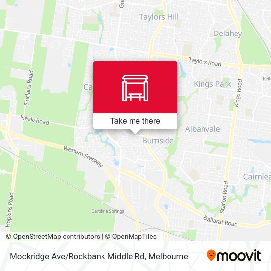 Mockridge Ave / Rockbank Middle Rd map