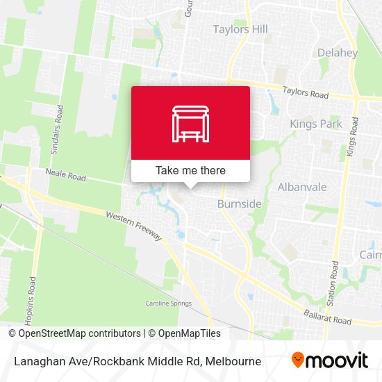 Lanaghan Ave / Rockbank Middle Rd map