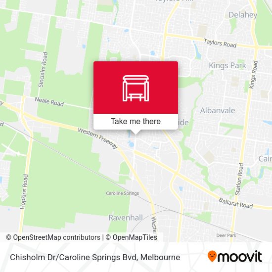 Chisholm Dr / Caroline Springs Bvd map