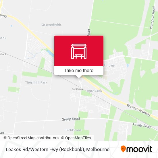 Leakes Rd / Western Fwy (Rockbank) map