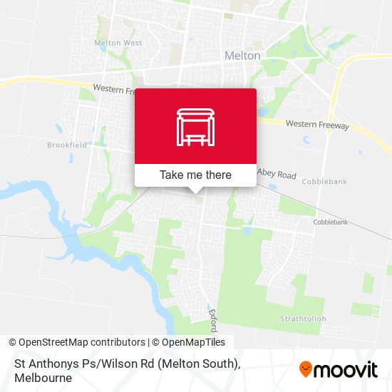 Mapa St Anthonys Ps / Wilson Rd (Melton South)