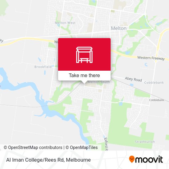 Al Iman College/Rees Rd map