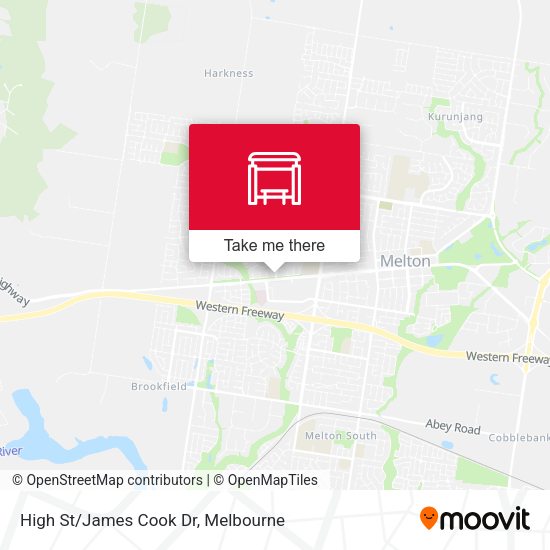High St/James Cook Dr map