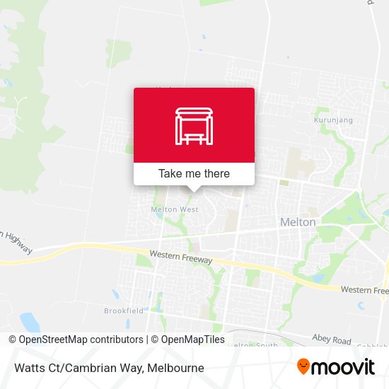 Watts Ct/Cambrian Way map