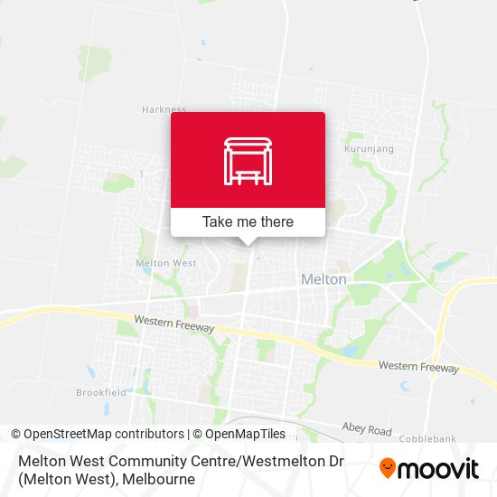 Mapa Melton West Community Centre / Westmelton Dr