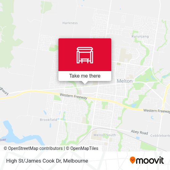 High St/James Cook Dr map