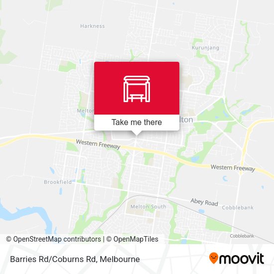 Barries Rd/Coburns Rd map