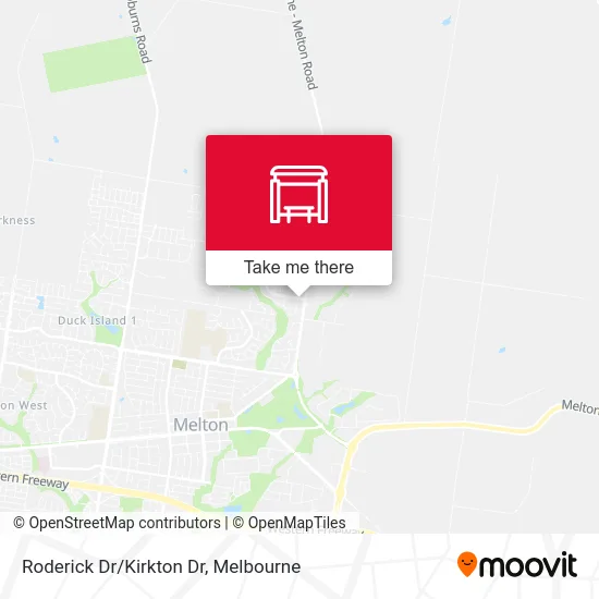Mapa Roderick Dr/Kirkton Dr