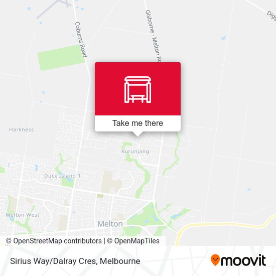 Sirius Way/Dalray Cres map
