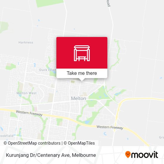Kurunjang Dr/Centenary Ave map