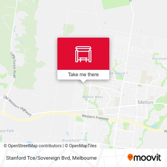 Stanford Tce/Sovereign Bvd map