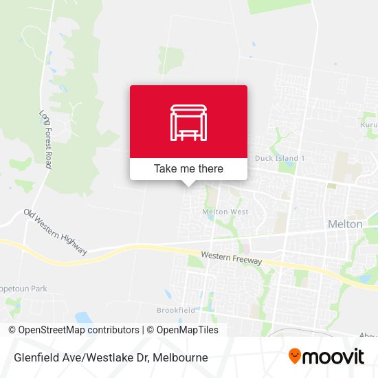 Glenfield Ave/Westlake Dr map