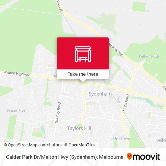 Mapa Calder Park Dr / Melton Hwy (Sydenham)