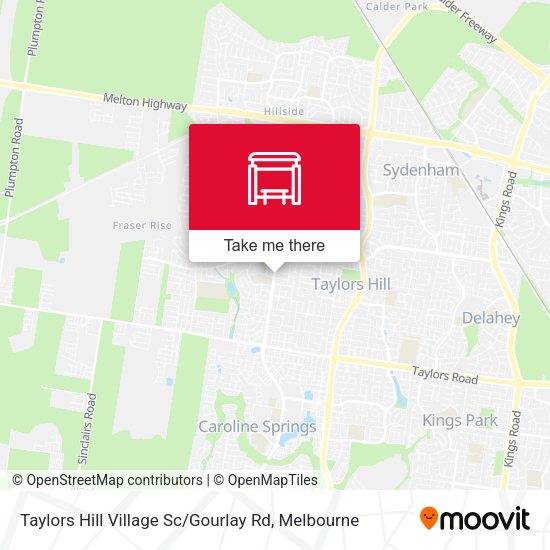 Taylors Hill Village Sc / Gourlay Rd map