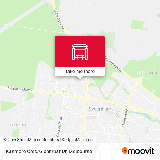 Kanmore Cres/Glenbruar Dr map